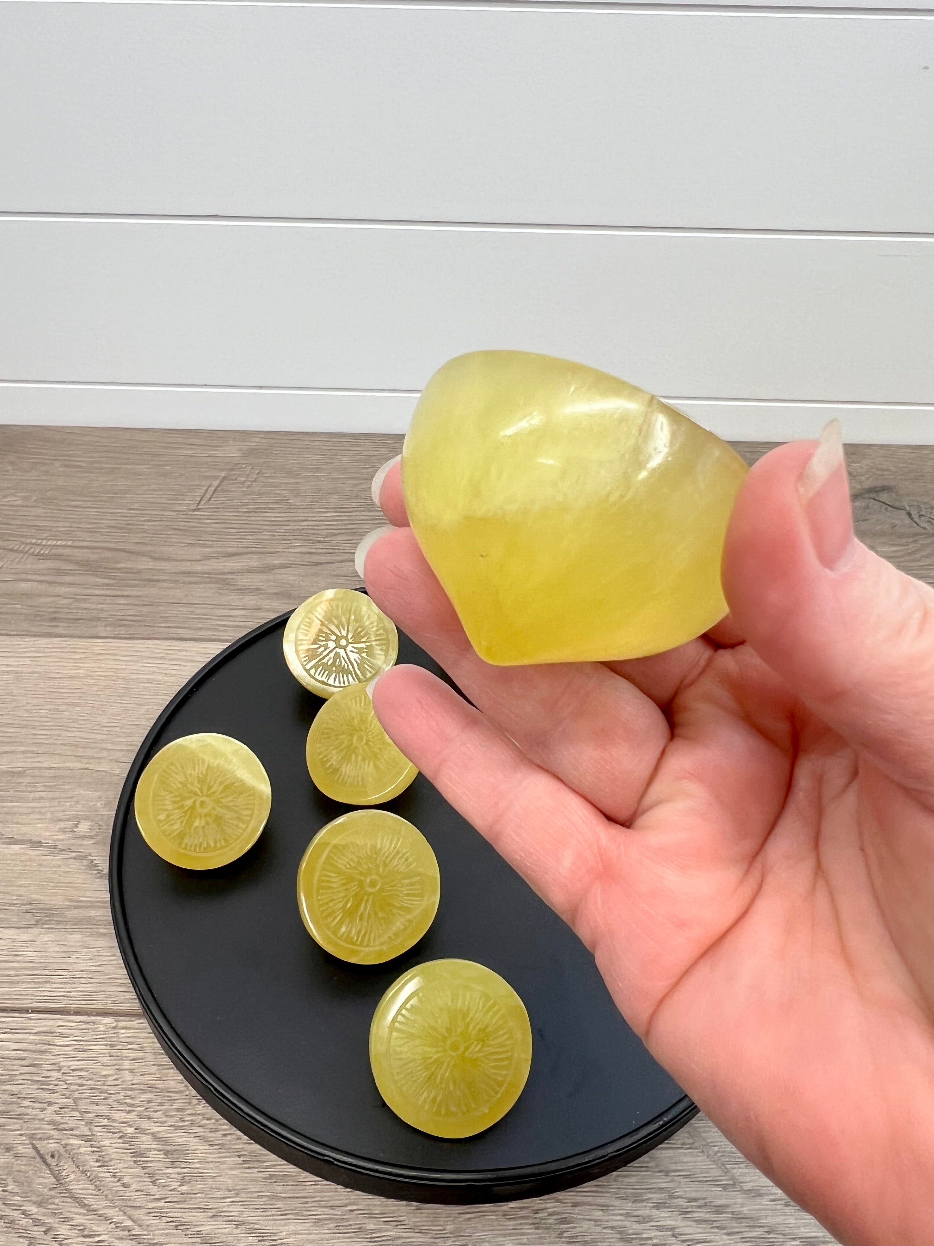 Calcite Citrus Slices & Wedges | Lemon, Orange & Rose Calcite