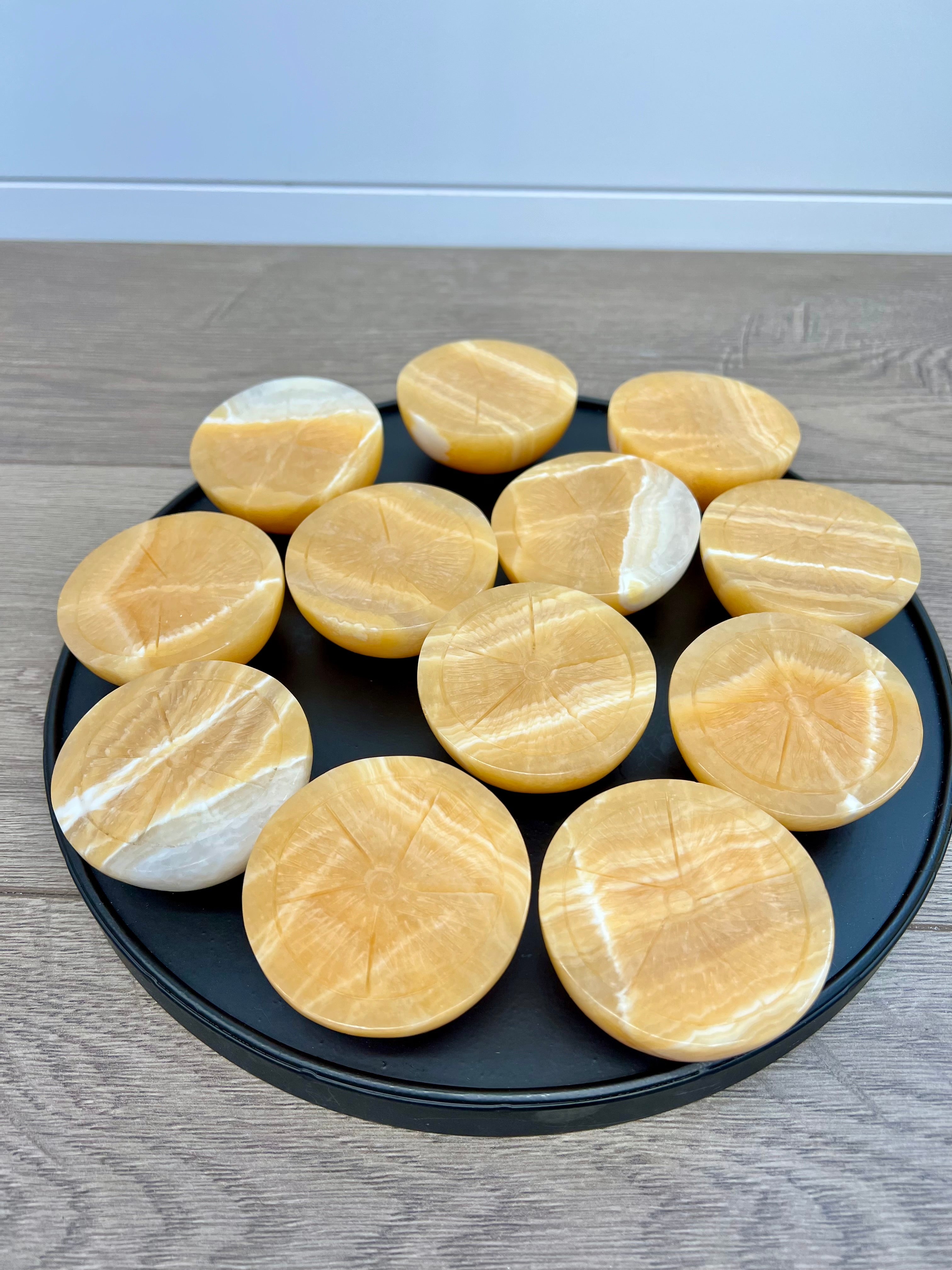 Calcite Citrus Slices & Wedges | Lemon, Orange & Rose Calcite