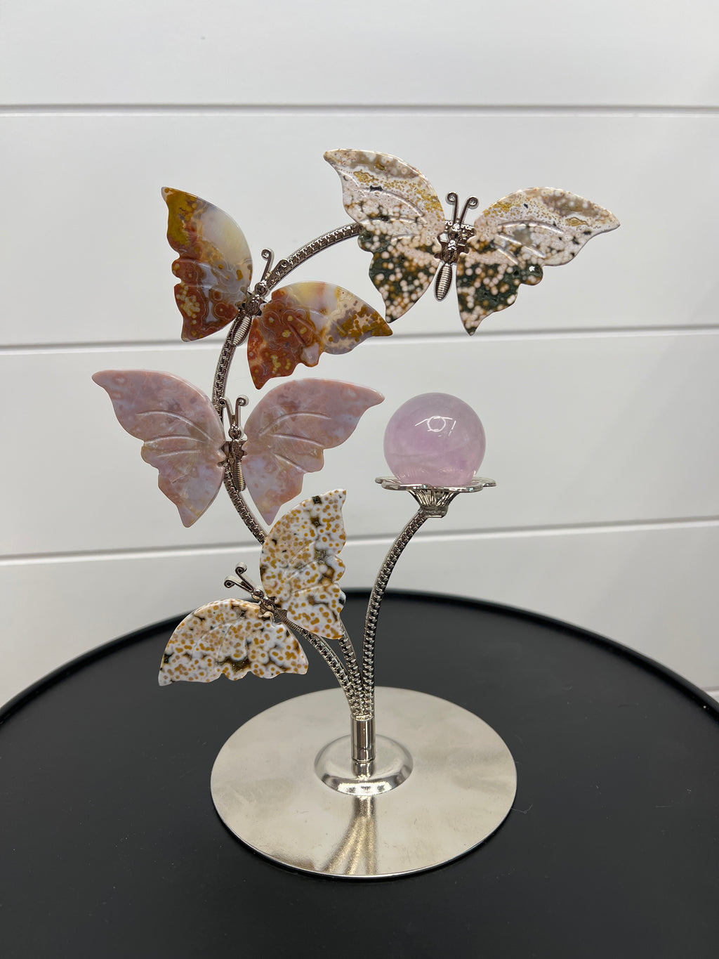 Ocean Jasper Butterfly Stand B