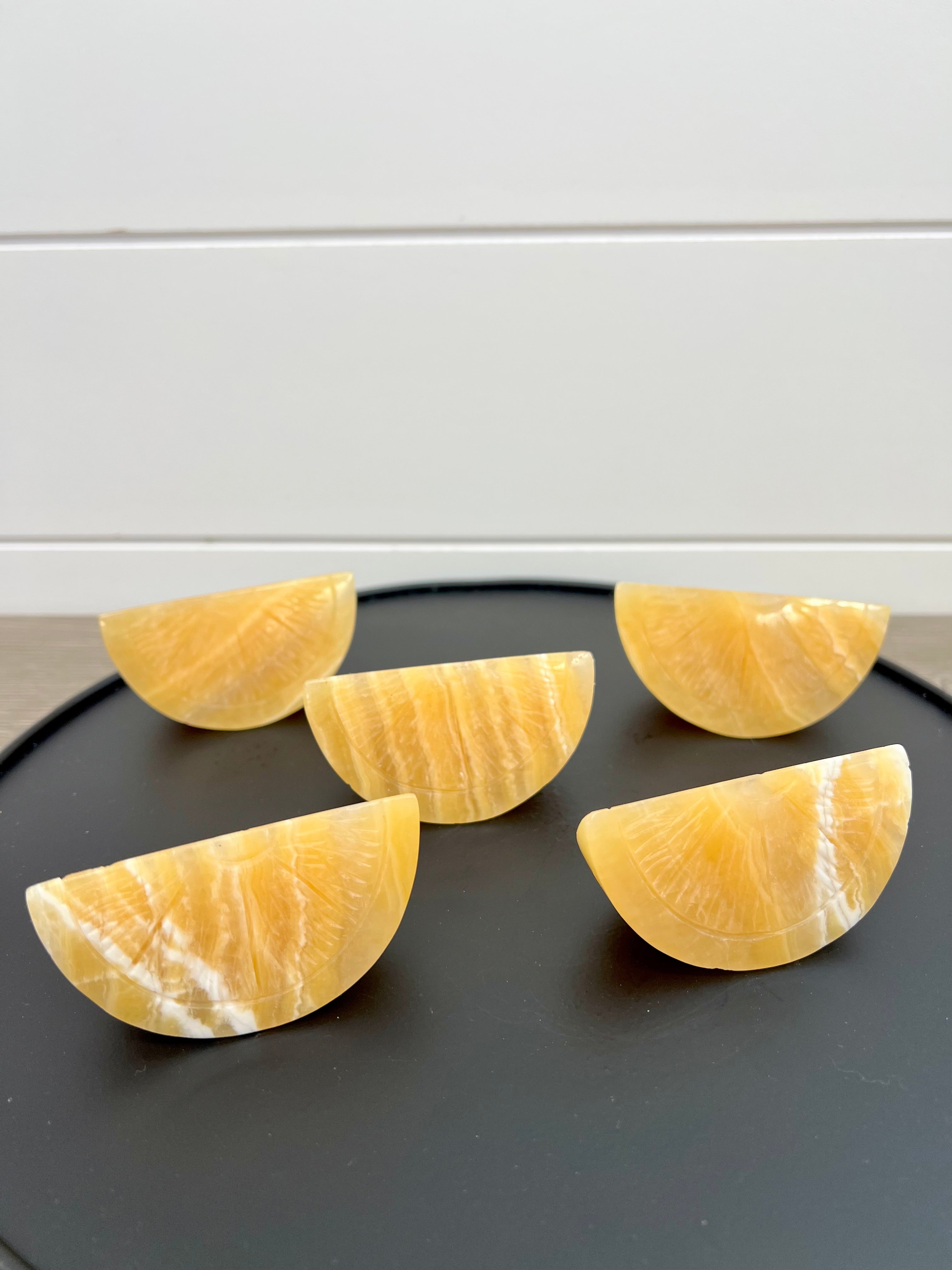 Calcite Citrus Slices & Wedges | Lemon, Orange & Rose Calcite