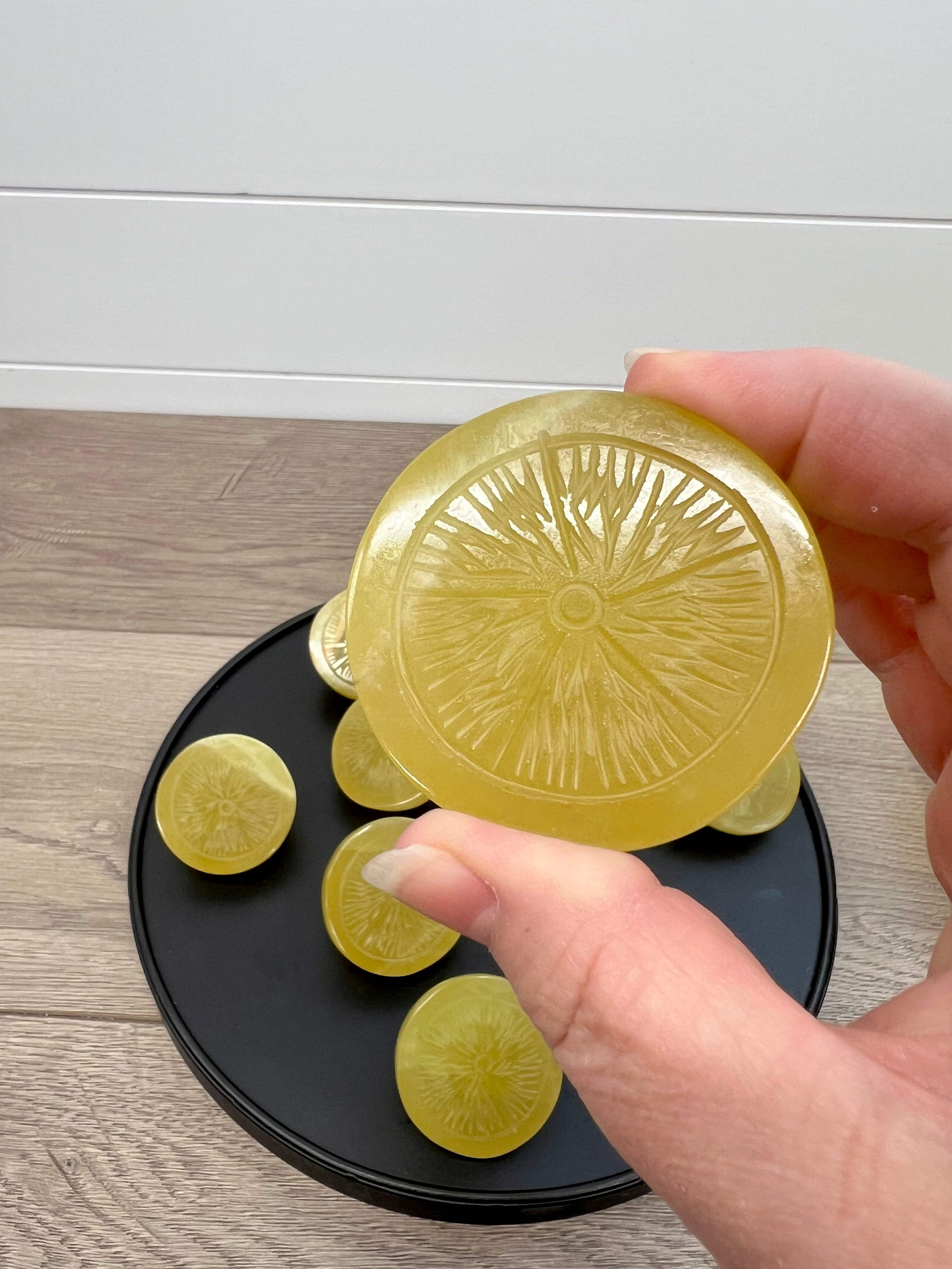 Calcite Citrus Slices & Wedges | Lemon, Orange & Rose Calcite