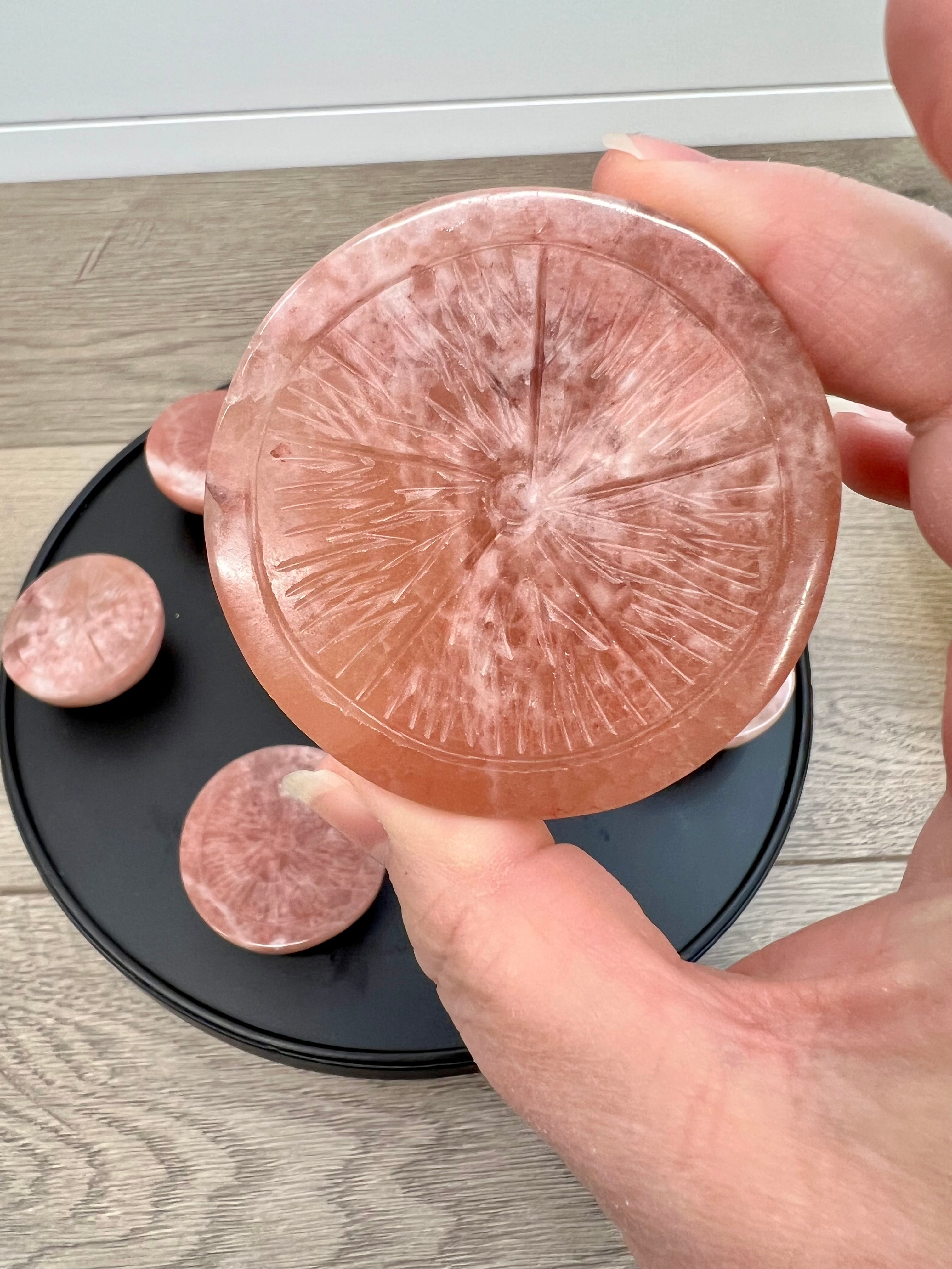 Calcite Citrus Slices & Wedges | Lemon, Orange & Rose Calcite