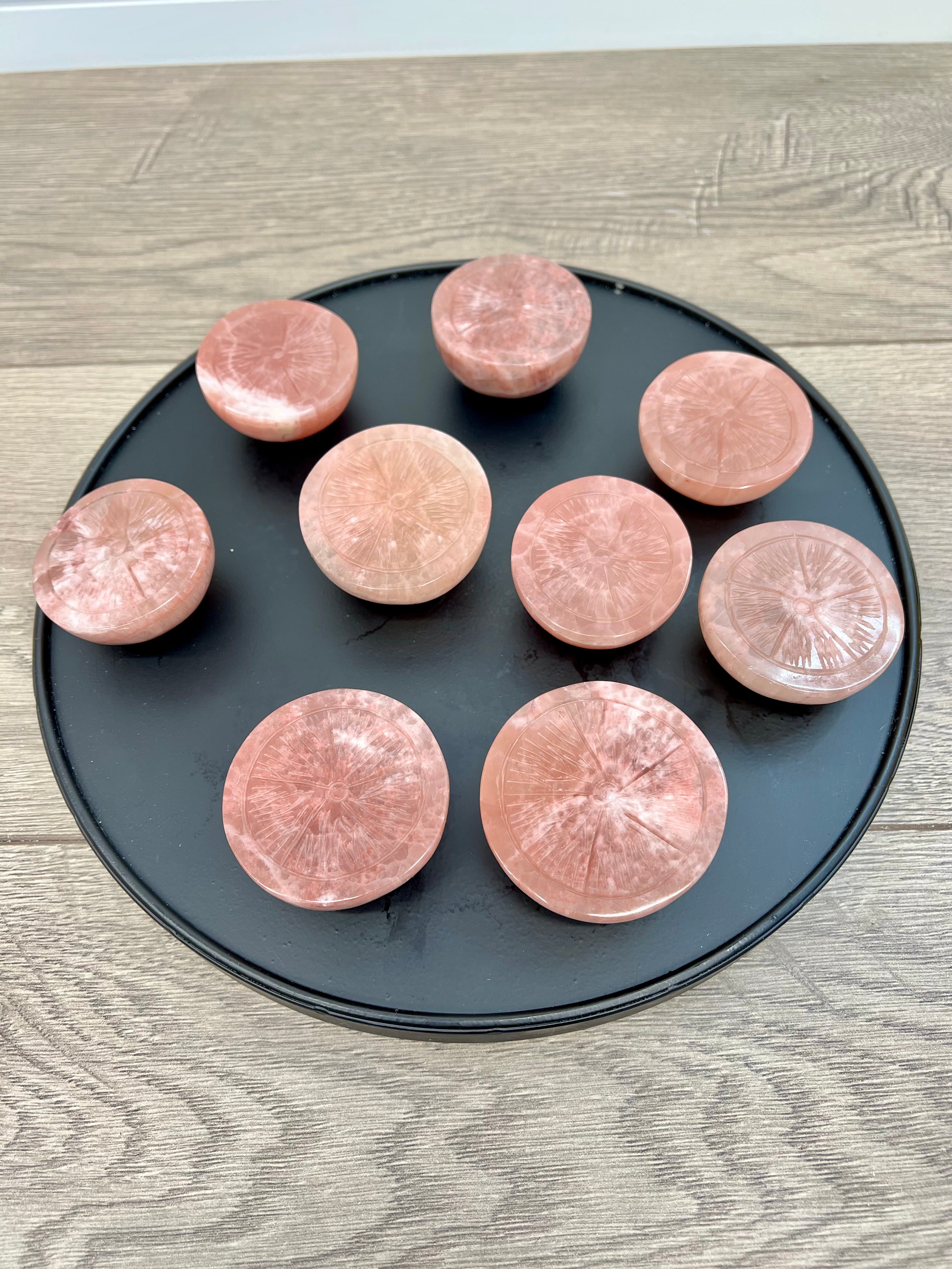 Calcite Citrus Slices & Wedges | Lemon, Orange & Rose Calcite