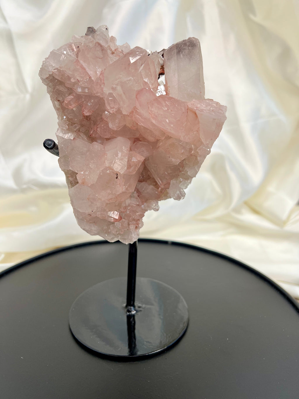 Pink Himalayan Quartz Cluster on Stand | 199