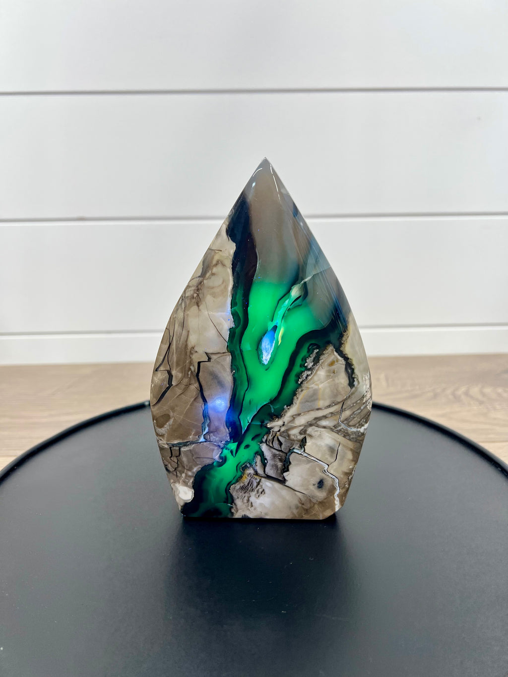 Volcano Agate Teardrop | UV Reactive -98