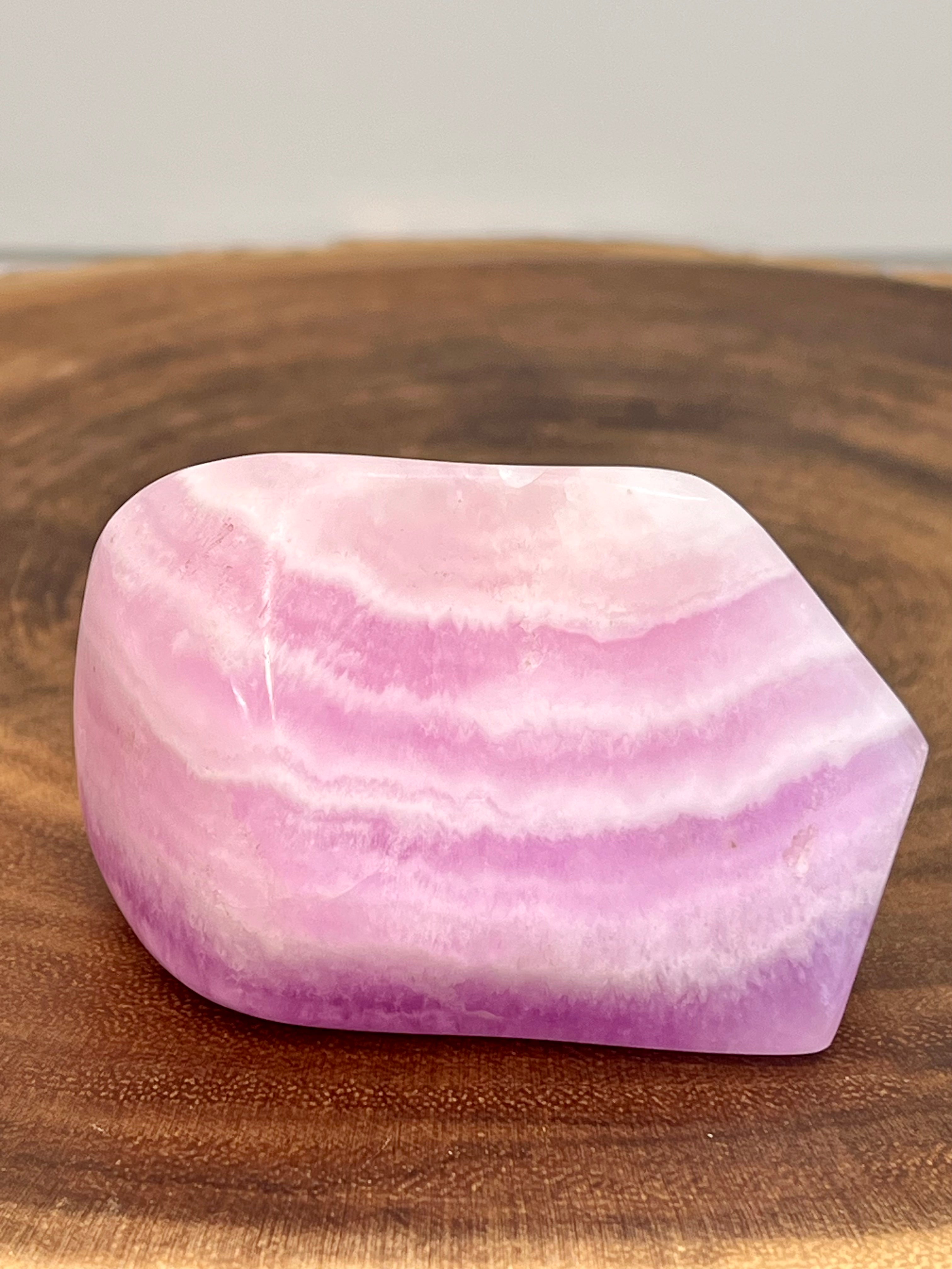 Pink Aragonite Freeform -127