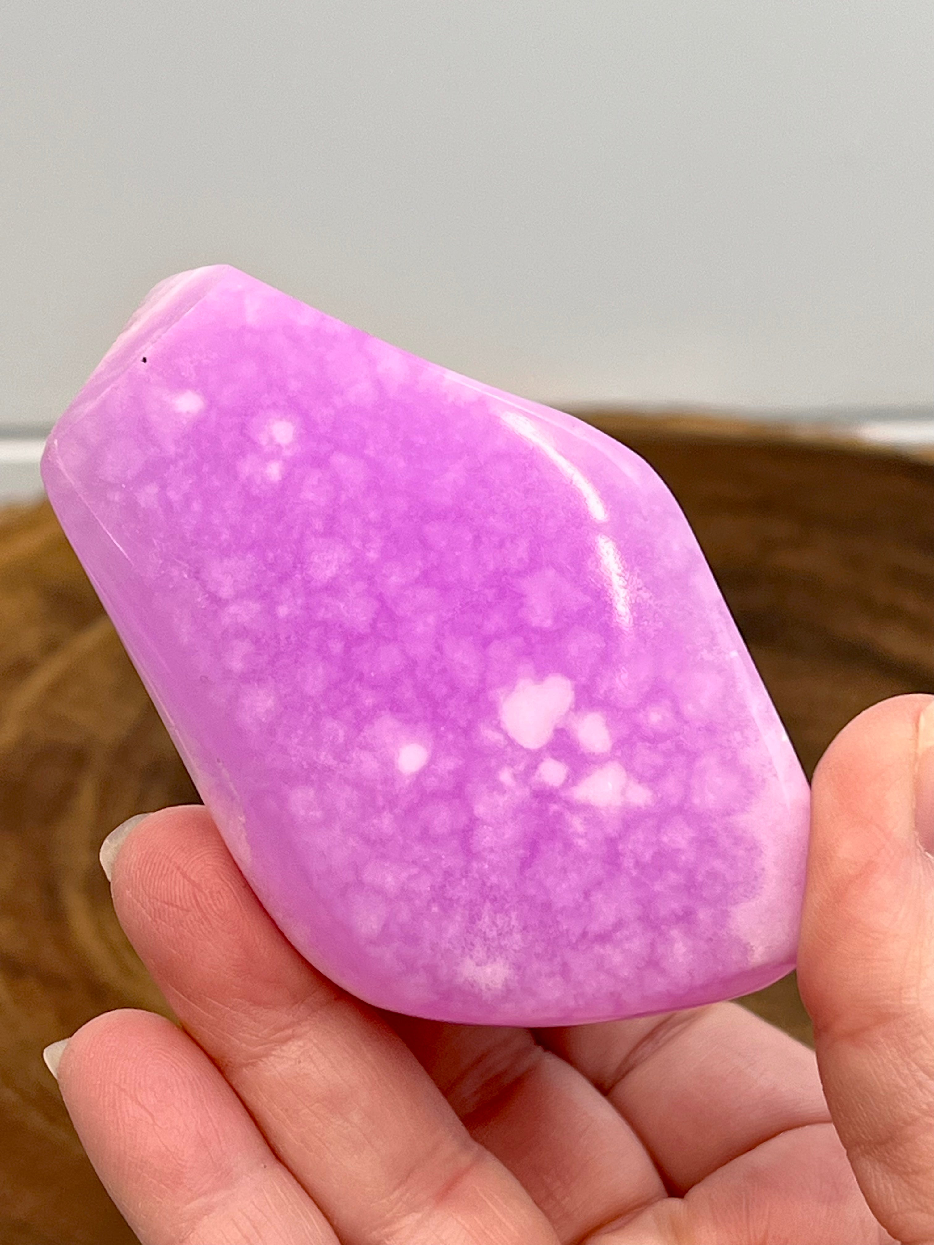 Pink Aragonite Freeform -127