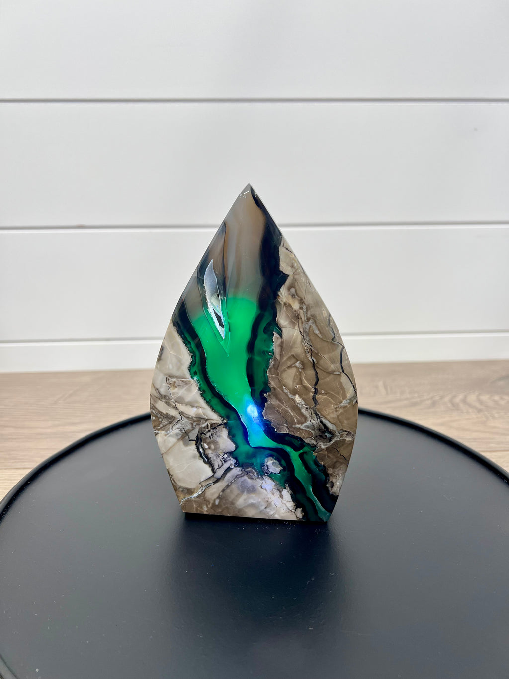 Volcano Agate Teardrop | UV Reactive -98