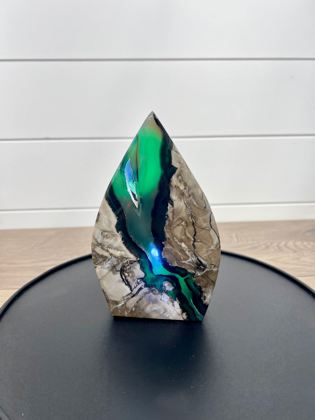 Volcano Agate Teardrop | UV Reactive -98